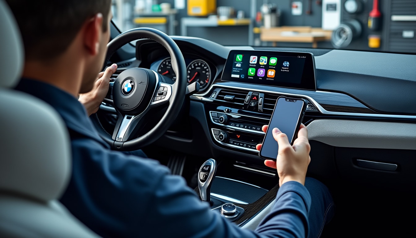 découvrez comment installer facilement apple carplay ou android auto sur votre bmw série 3. suivez nos étapes détaillées pour profiter des fonctionnalités connectées et moderniser votre expérience de conduite.